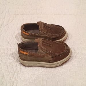 Timberland Slip Ons Tan Suede Size 4.5